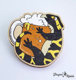 BEERded Dragon Wooden Pins