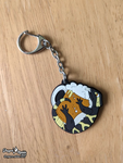 BEERded Dragon PVC Keychain