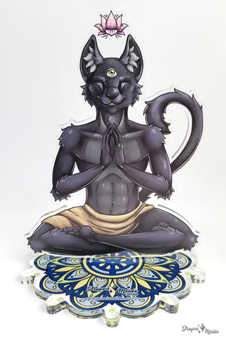 Chakra Cat Acrylic Standee