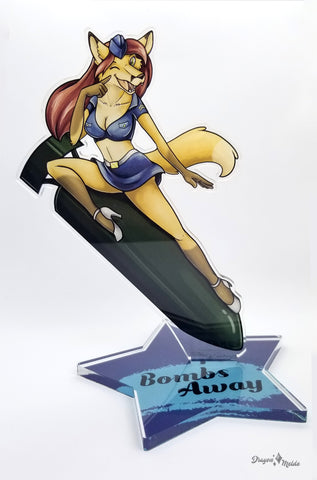 Foxy Bomber Acrylic Standee